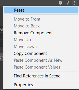 Unity inspector - remove component